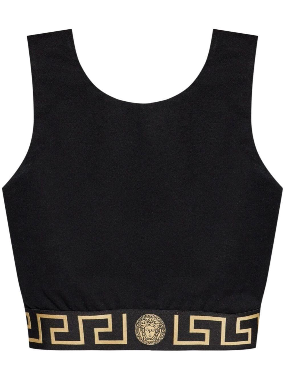 Al Duca D'Aosta Versace REGGISENO SPORTIVO CON BORDO GRECA