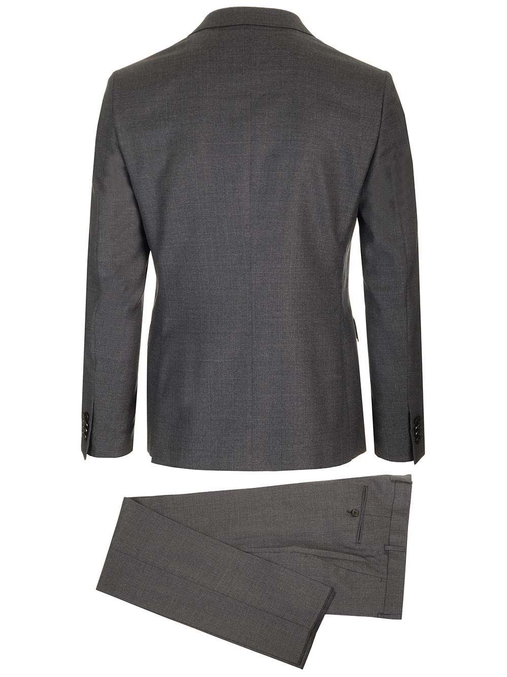 Al Duca D'Aosta Zegna Abito Principe Di GALLES Grigio