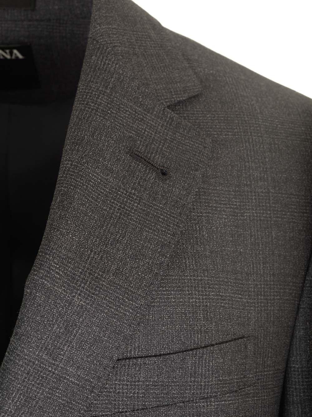 Al Duca D'Aosta Zegna Abito Principe Di GALLES Grigio