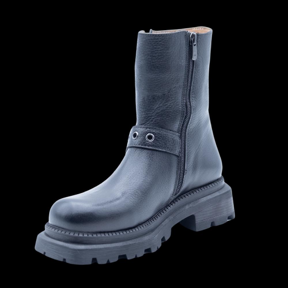 ALBANO Biker Neri Fondo In Gomma