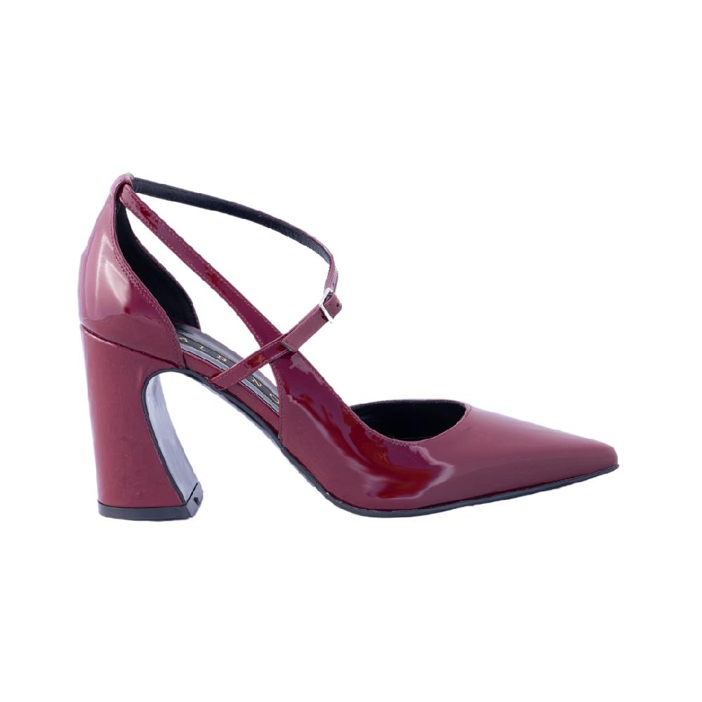 ALBANO Decolletè in vernice bordeaux