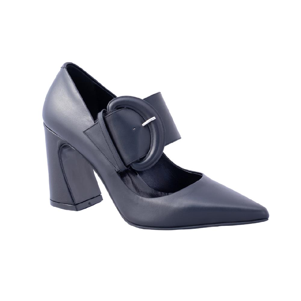 ALBANO Decolletè Nero Con Fibbia