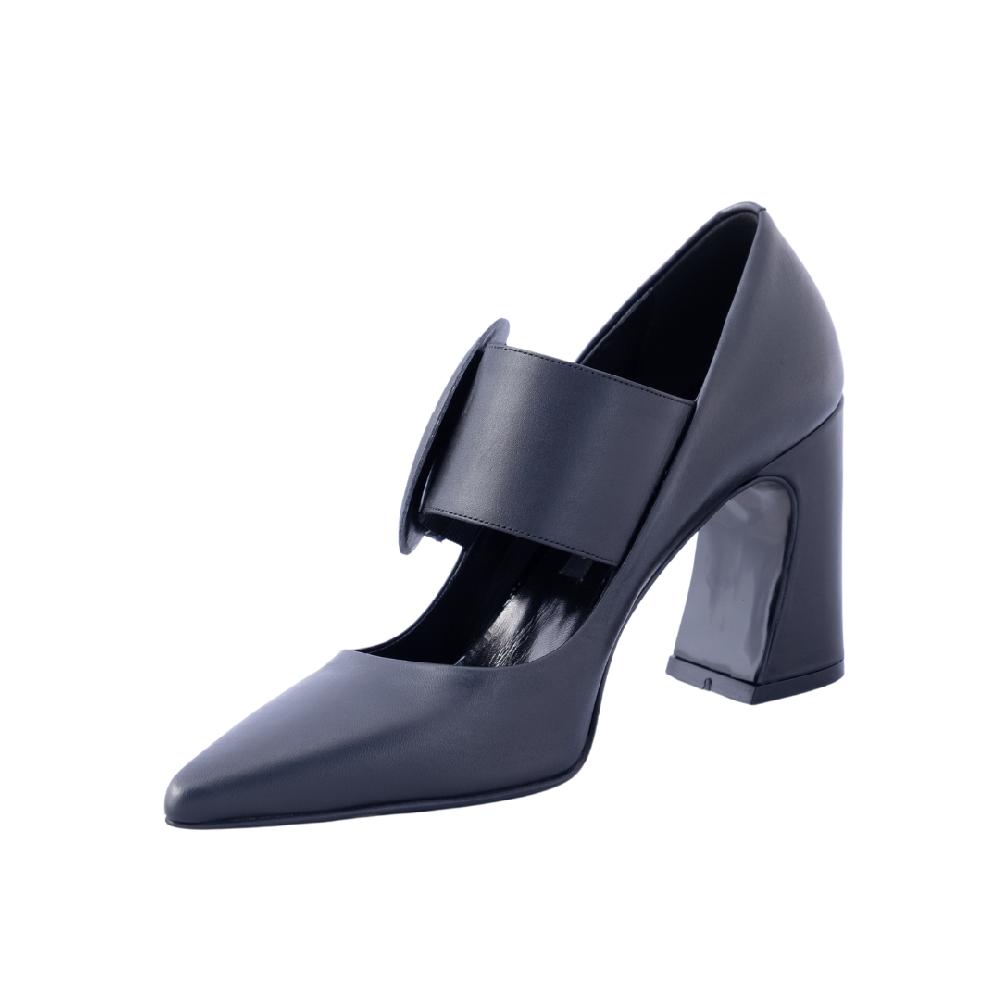 ALBANO Decolletè Nero Con Fibbia