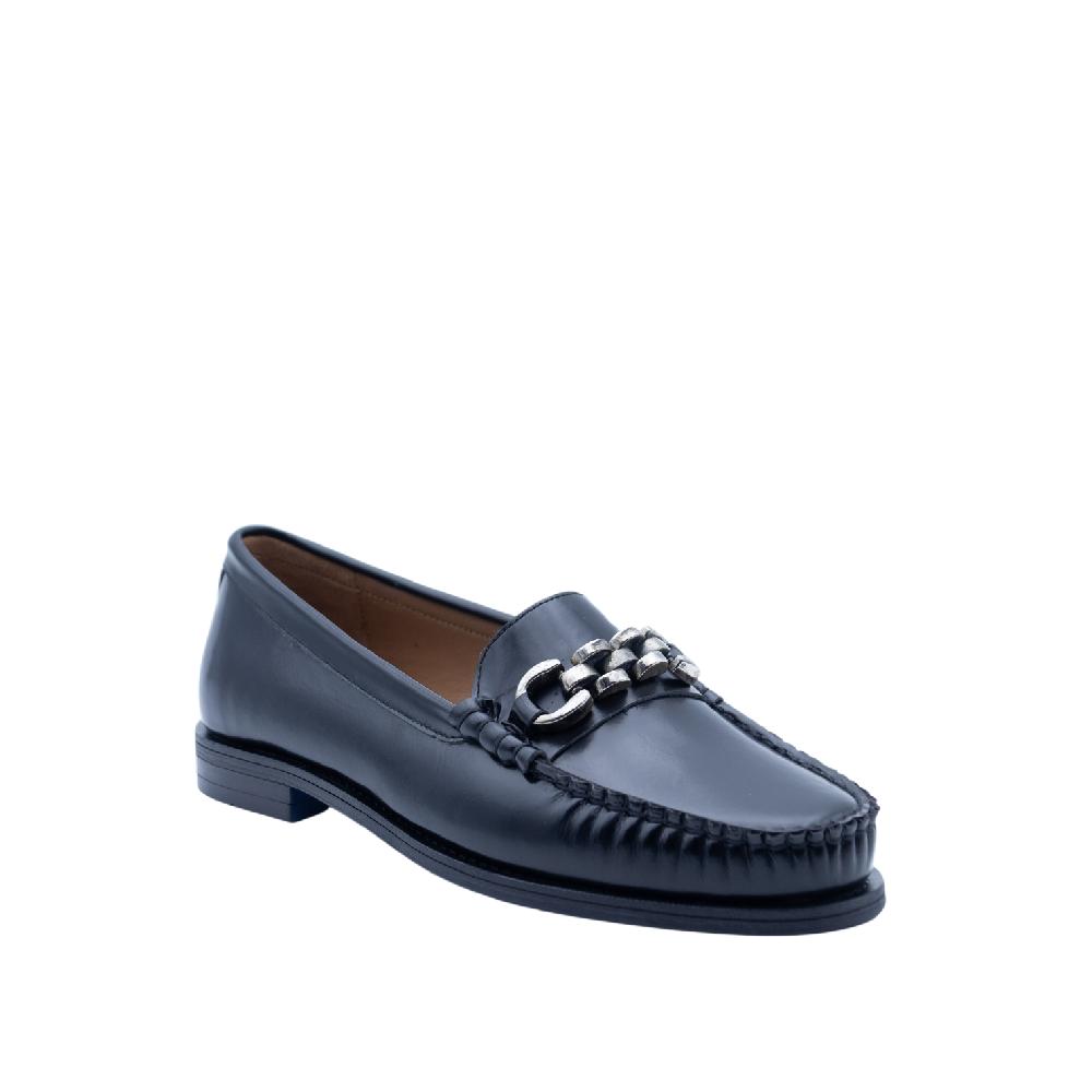 ALBANO Mocassi Neri Con Accessorio