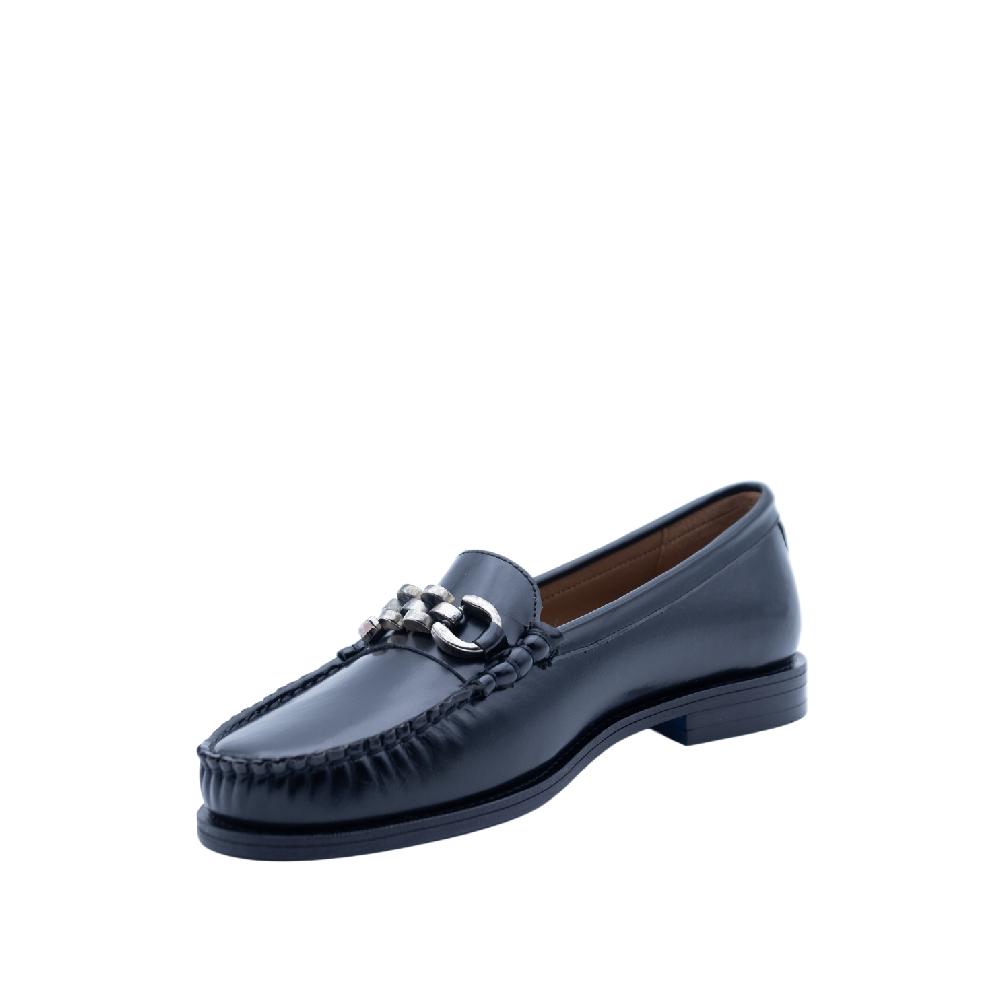 ALBANO Mocassi Neri Con Accessorio