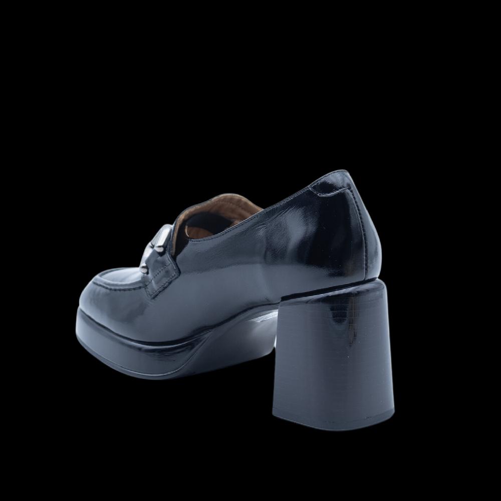 ALBANO Mocassino Nero Con Tacco