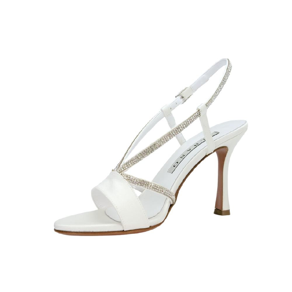 ALBANO Sandali Sposa Con Strass
