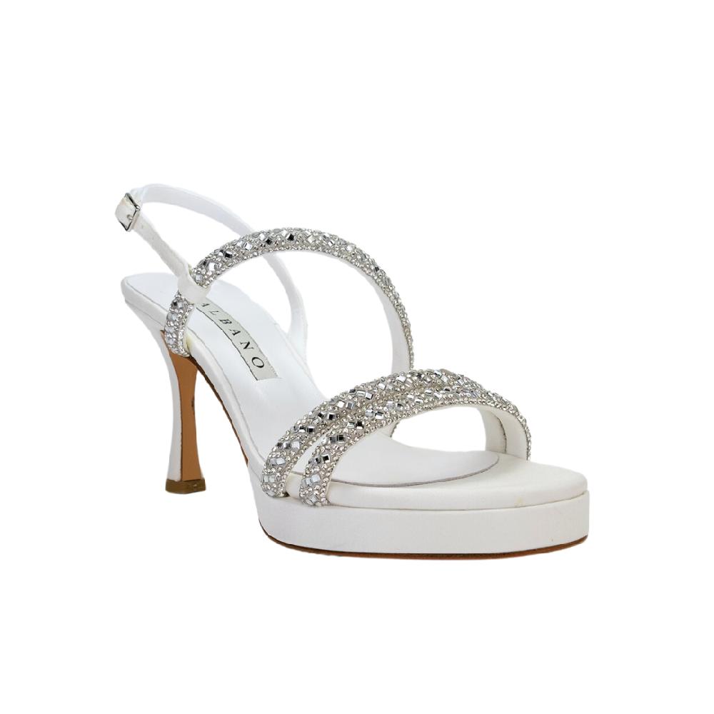 ALBANO Sandali Sposa Con Strass