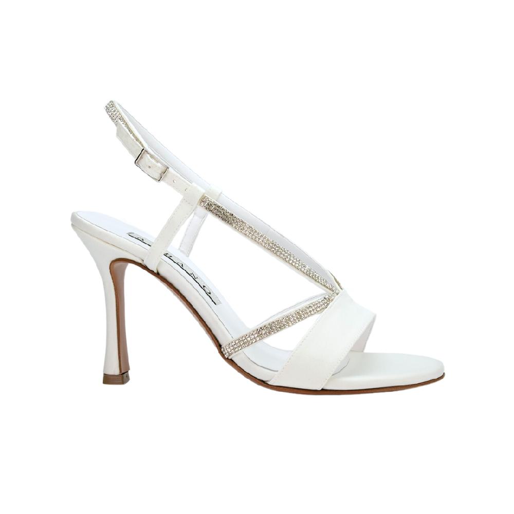 ALBANO Sandali sposa con strass