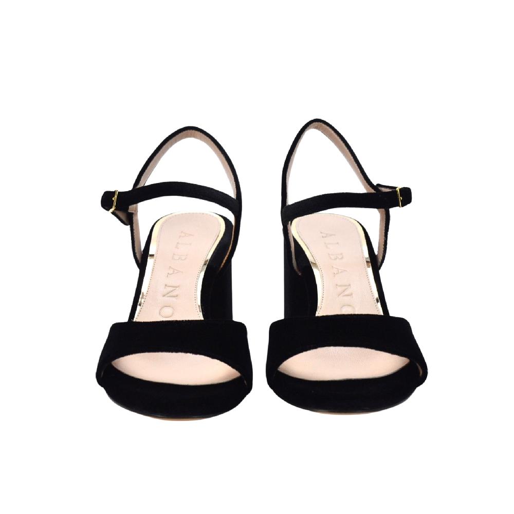 ALBANO Sandali Velluto Neri