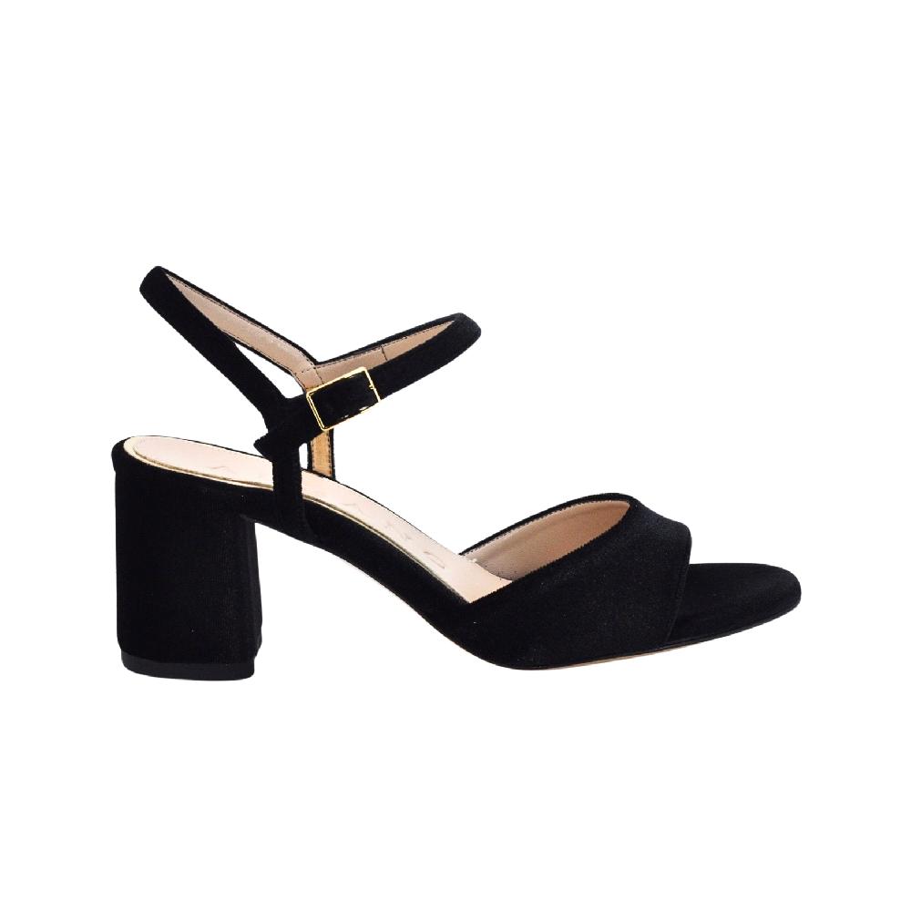 ALBANO Sandali velluto neri