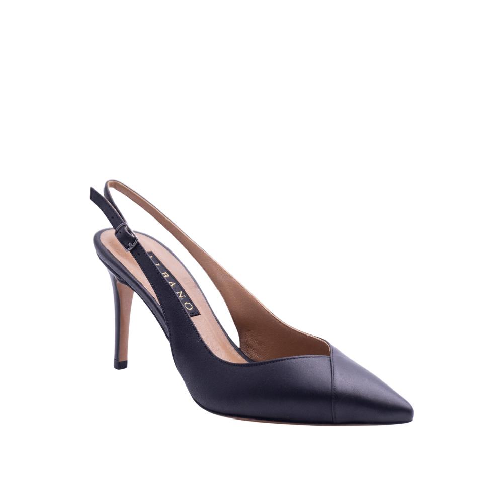 ALBANO Slingback Pelle Nera