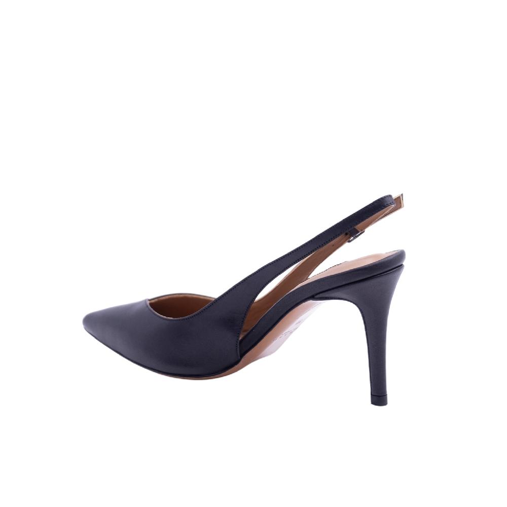 ALBANO Slingback Pelle Nera