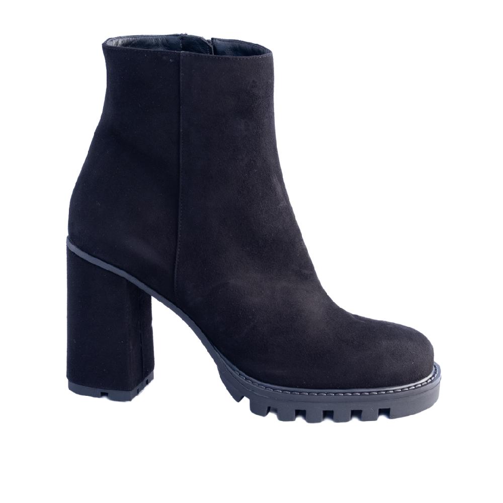 ALBANO Tronchetti camoscio nero