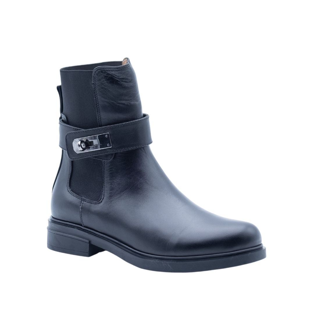 ALBANO Tronchetti Neri Con Chiusura Laterale