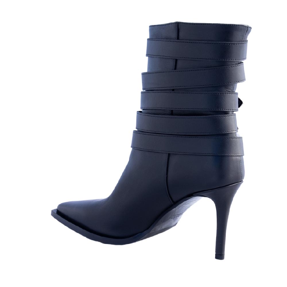 ALBANO Tronchetti Neri Con Fibbie