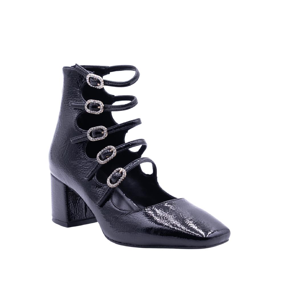 ALBANO VANITY Decolletè Nero Con Cinturini