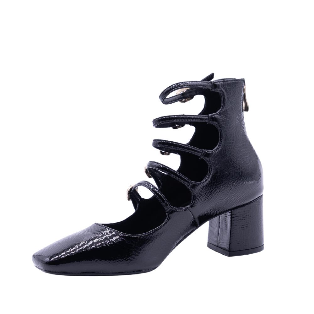 ALBANO VANITY Decolletè Nero Con Cinturini