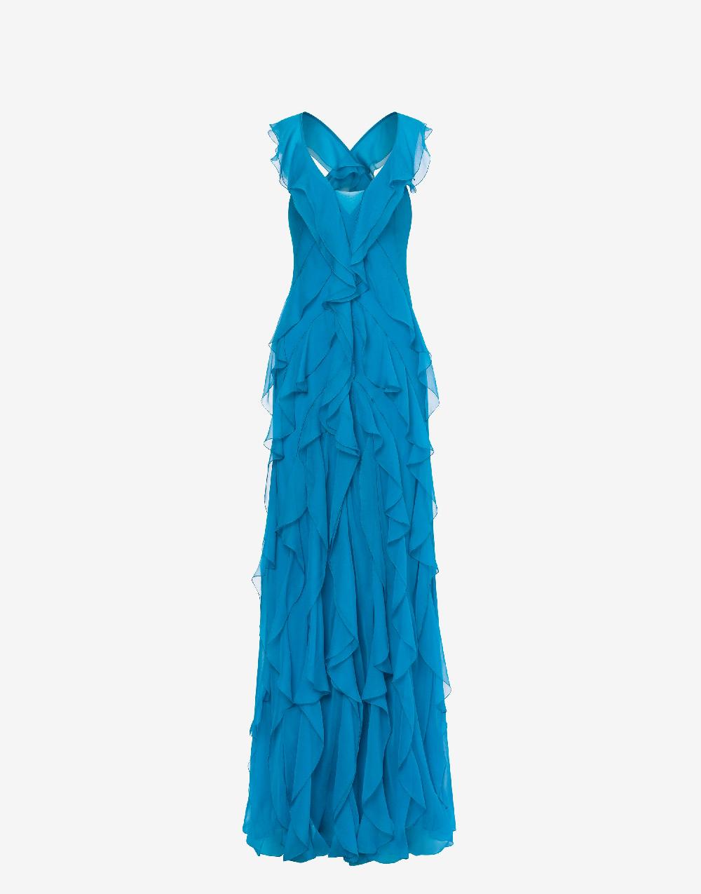 Alberta Ferretti Abito in chiffon organico Cocktail