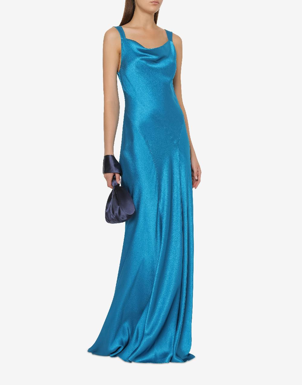 Alberta Ferretti Abito In Raso Con Cut-out Cocktail