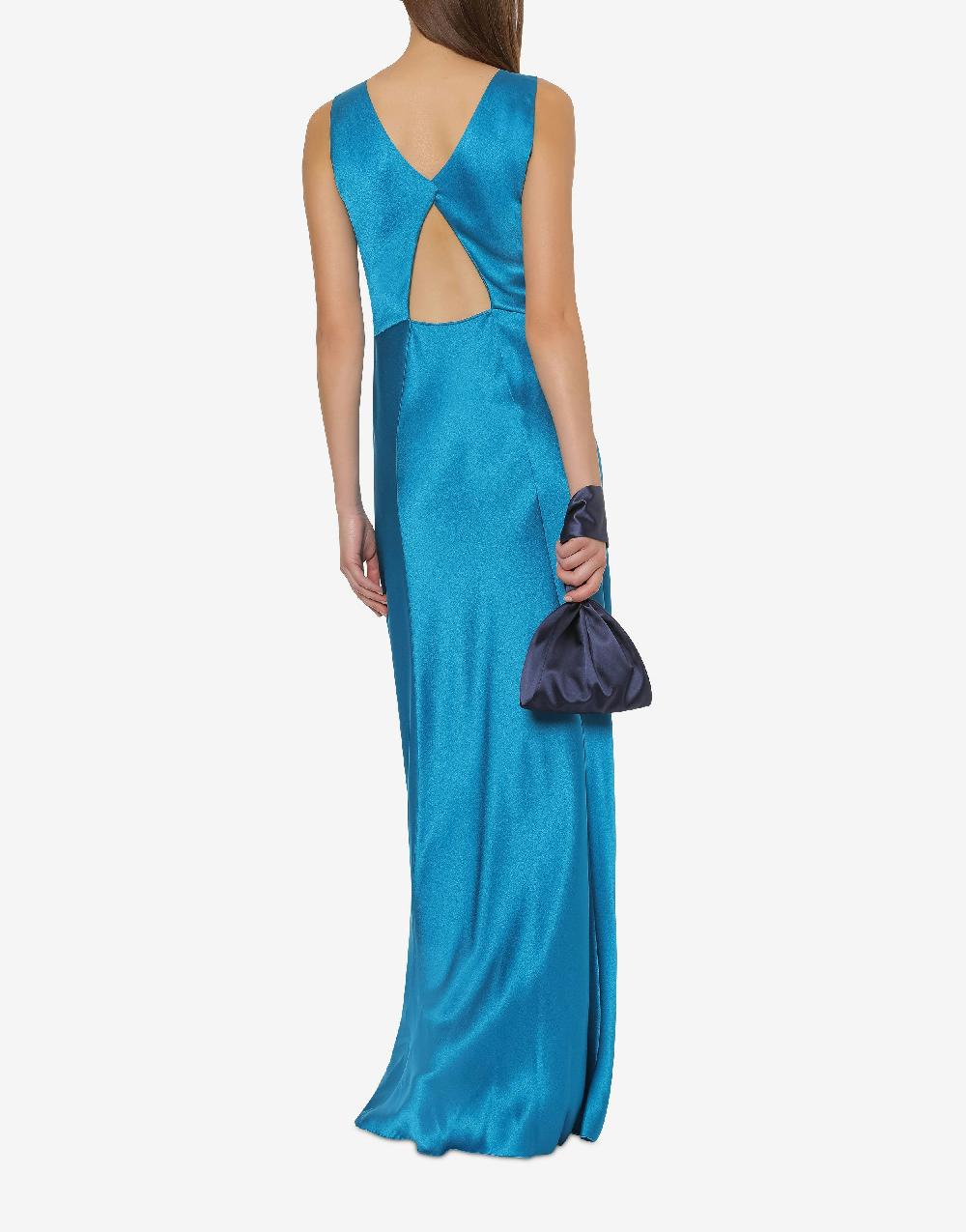 Alberta Ferretti Abito In Raso Con Cut-out Cocktail