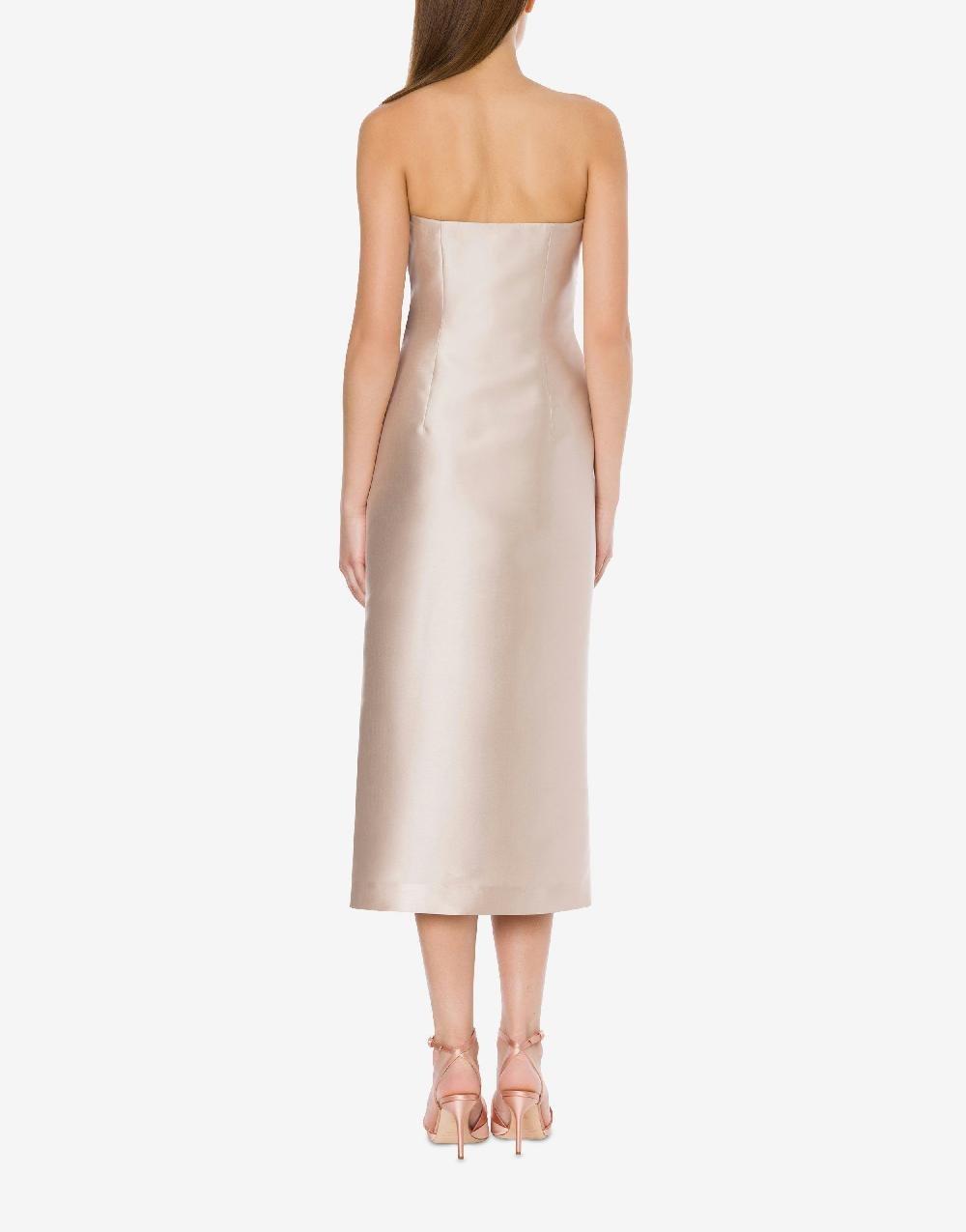 Alberta Ferretti Abito Longuette In Mikado Cocktail