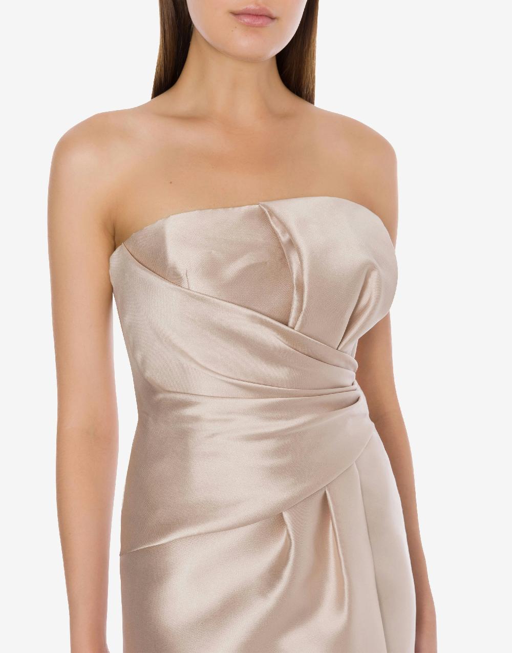 Alberta Ferretti Abito Longuette In Mikado Cocktail