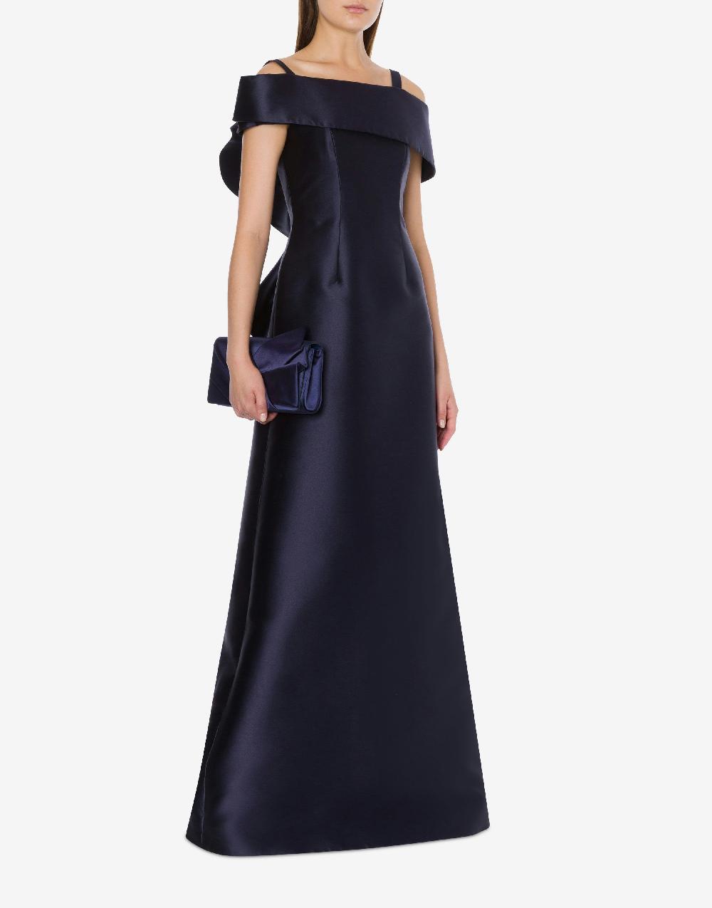 Alberta Ferretti Abito In Mikado Cocktail