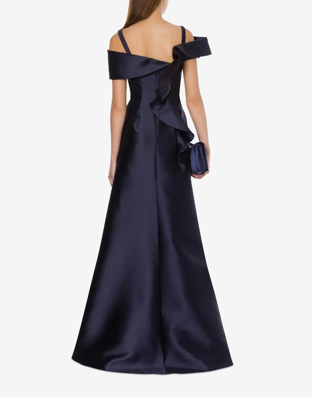 Alberta Ferretti Abito In Mikado Cocktail