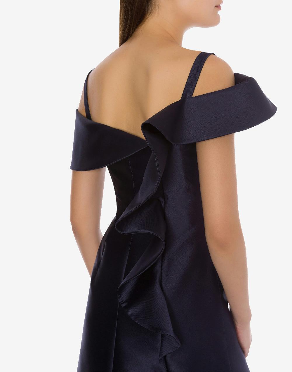 Alberta Ferretti Abito In Mikado Cocktail