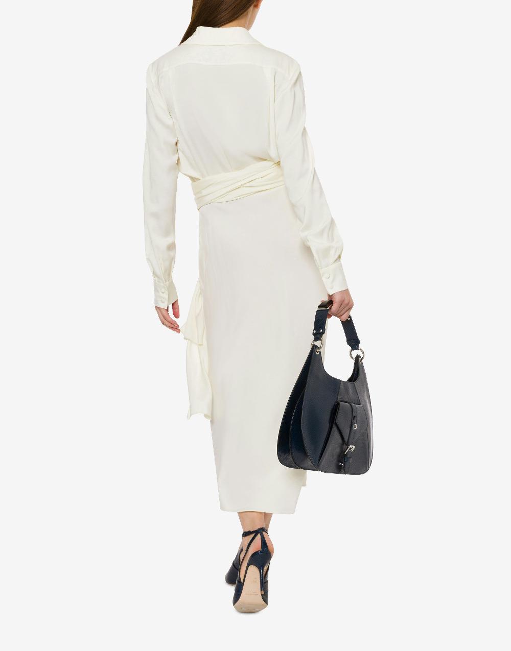 Alberta Ferretti Abito In Misto Viscosa Fluido