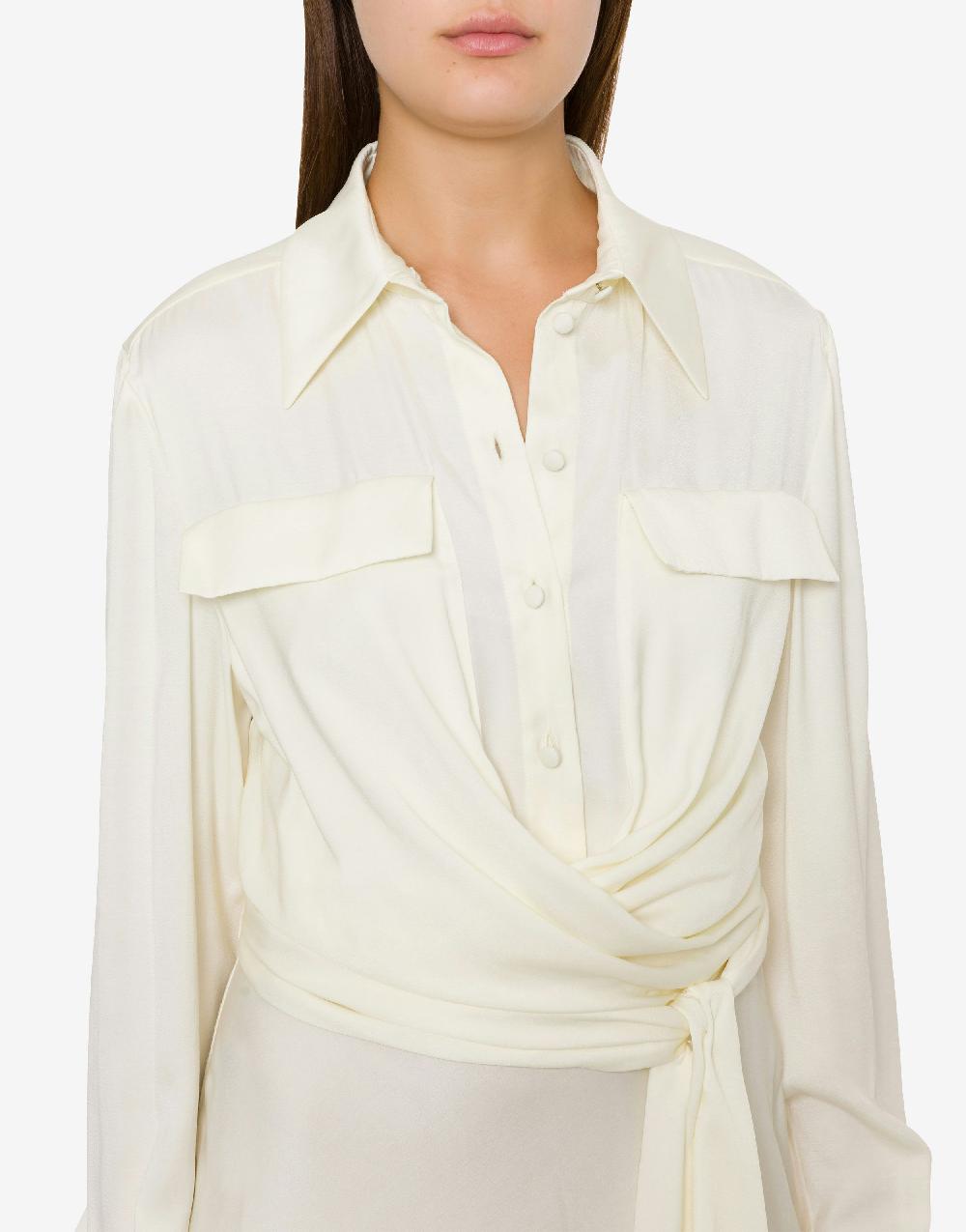 Alberta Ferretti Abito In Misto Viscosa Fluido