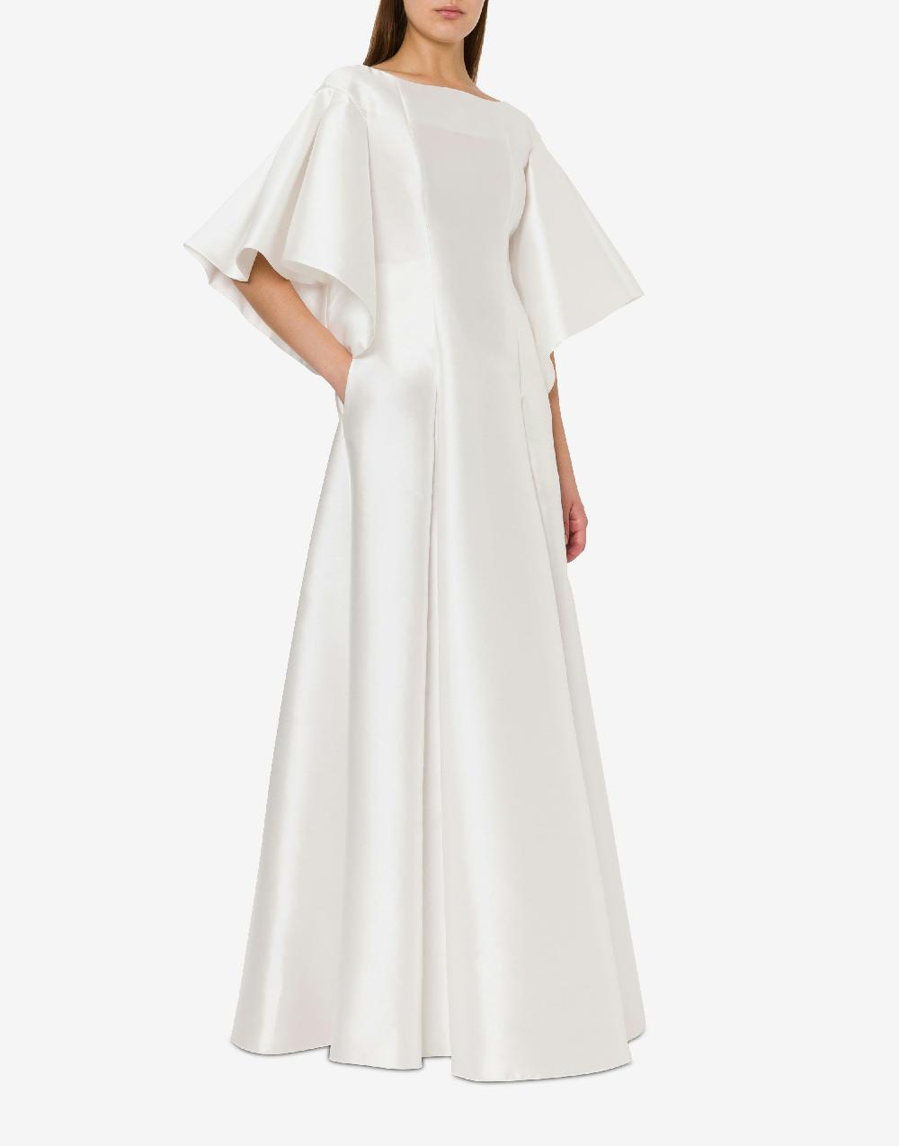 Alberta Ferretti Abito Lungo In Mikado