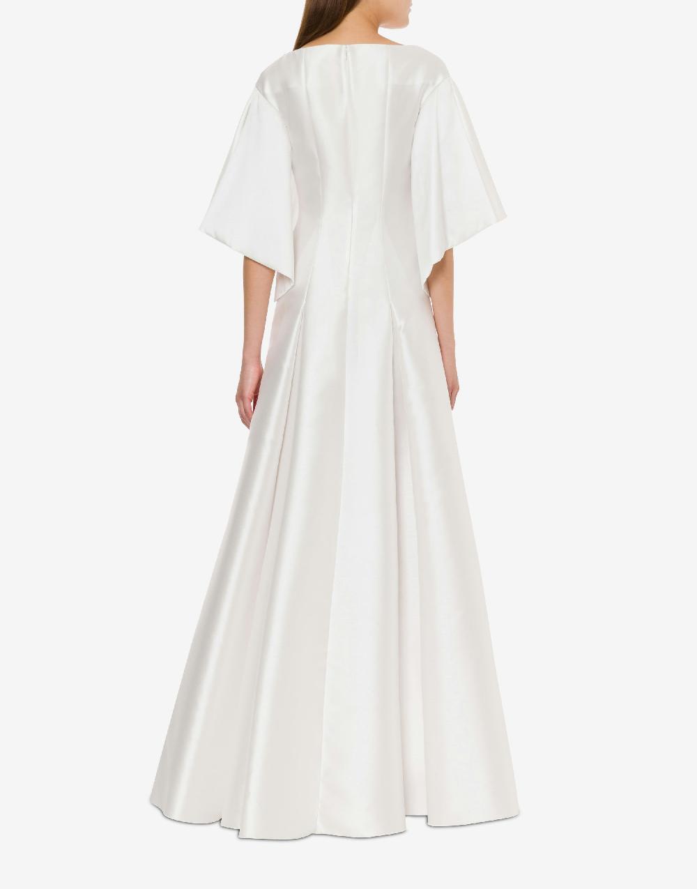 Alberta Ferretti Abito Lungo In Mikado