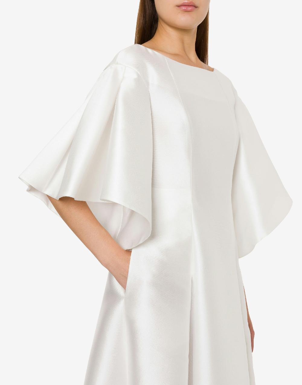 Alberta Ferretti Abito Lungo In Mikado