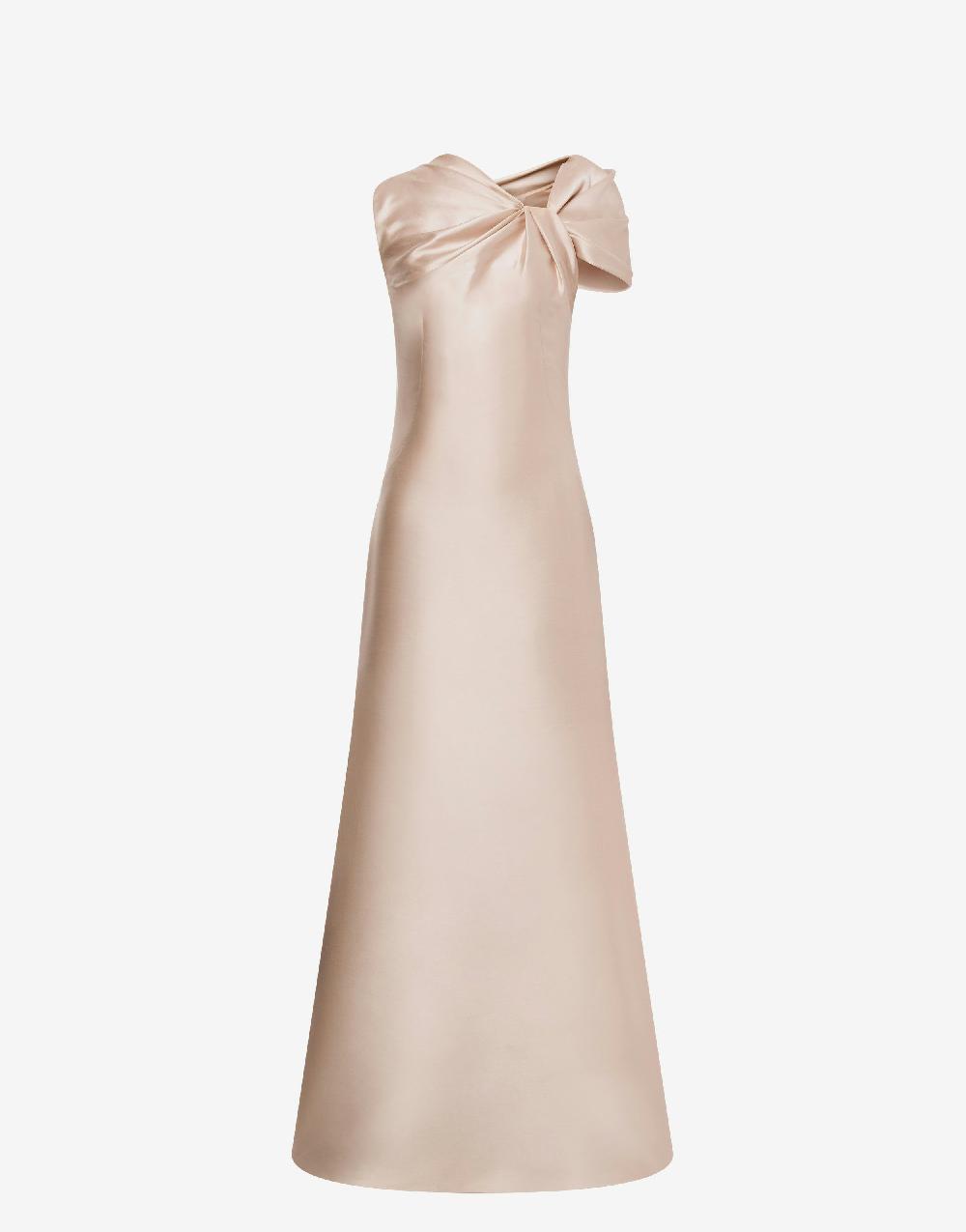 Alberta Ferretti Abito lungo in mikado Cocktail