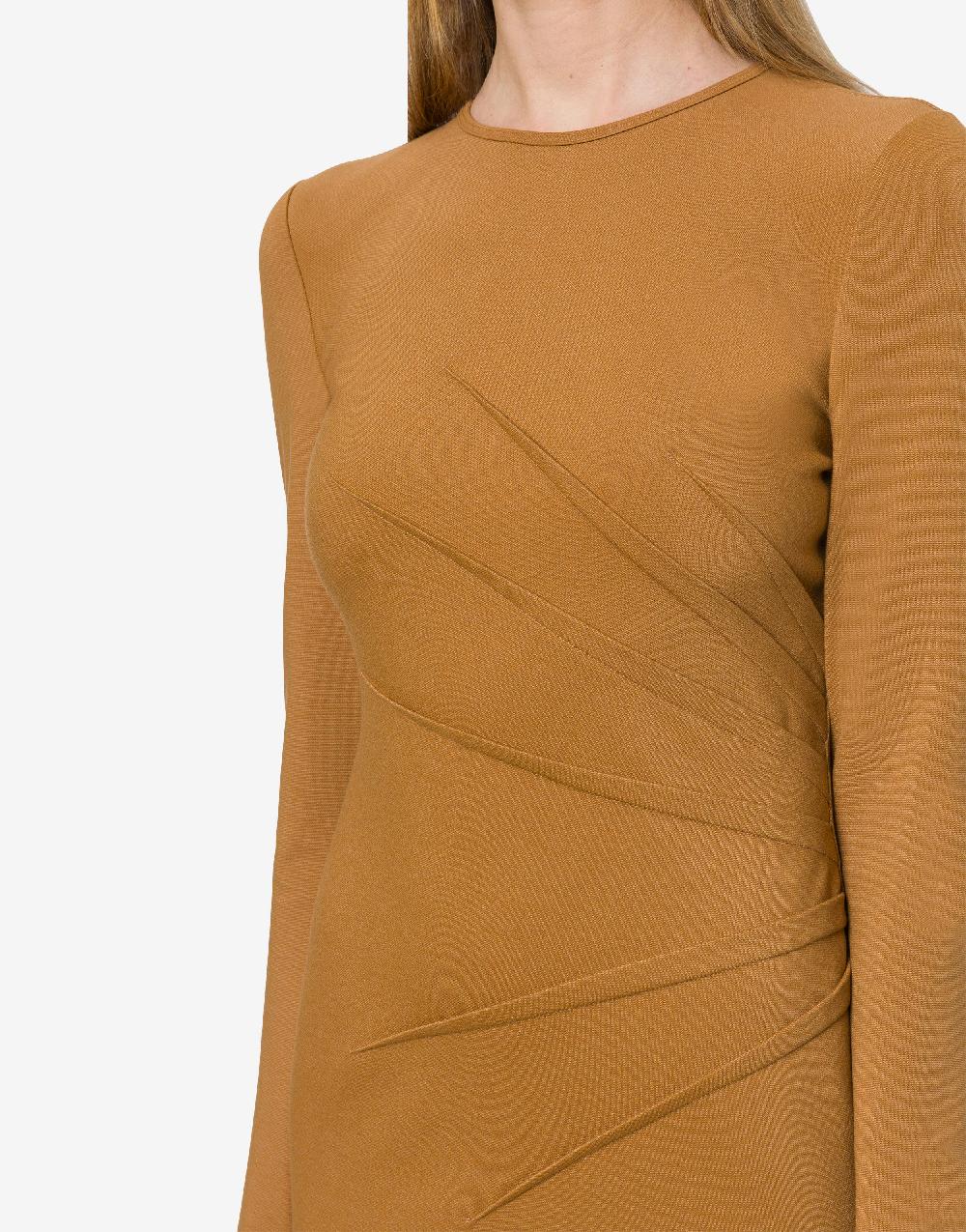 Alberta Ferretti Abito Midi In Jersey Punto Milano