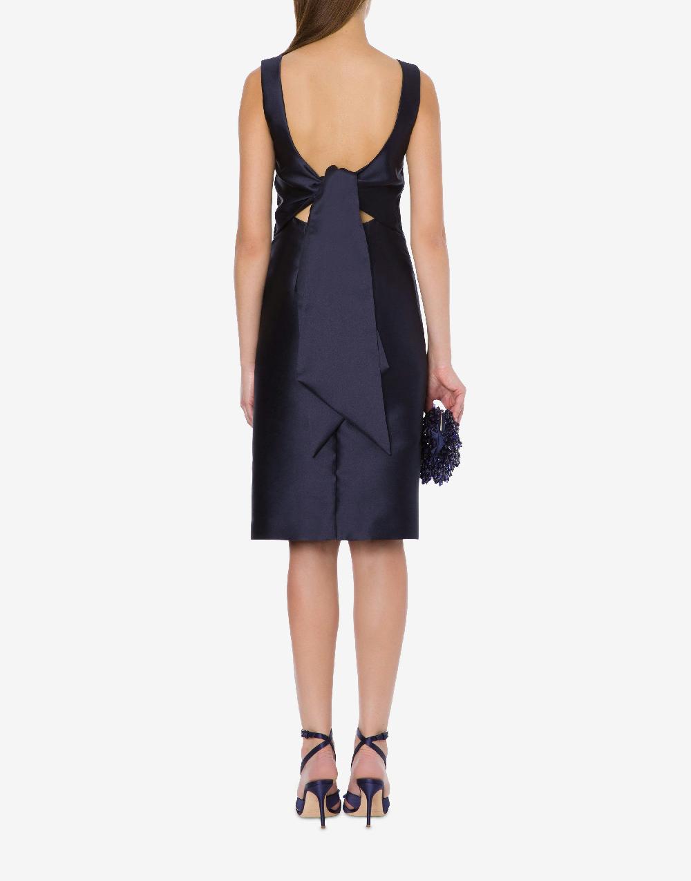 Alberta Ferretti Abito Midi In Mikado Cocktail