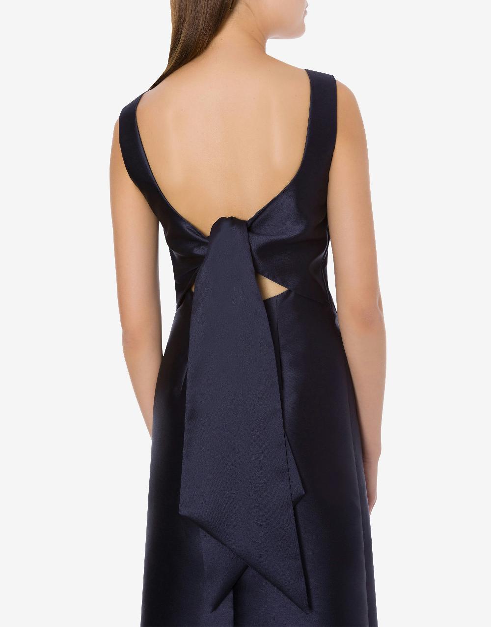 Alberta Ferretti Abito Midi In Mikado Cocktail