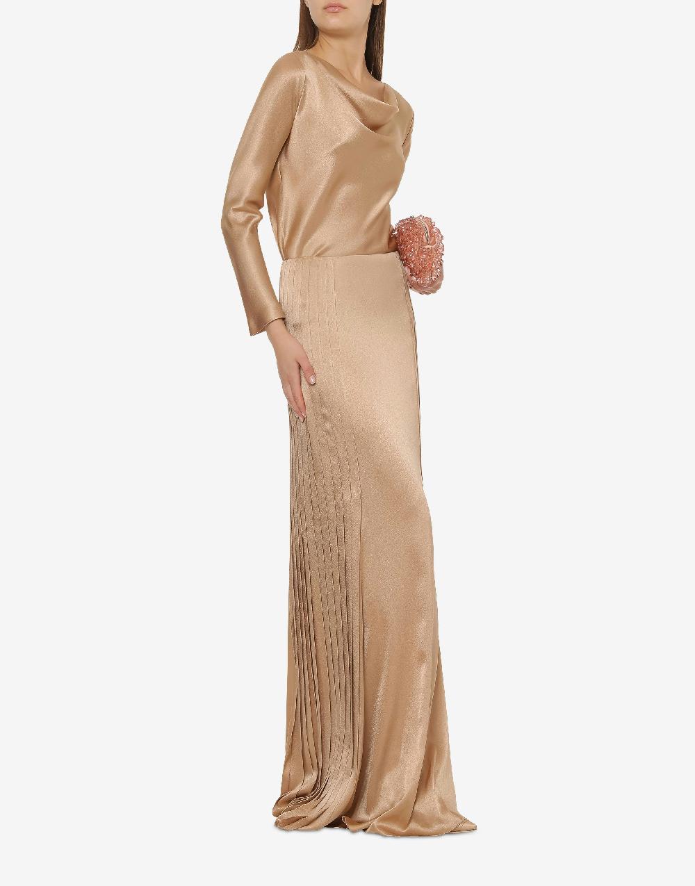 Alberta Ferretti Blusa In Raso Cocktail