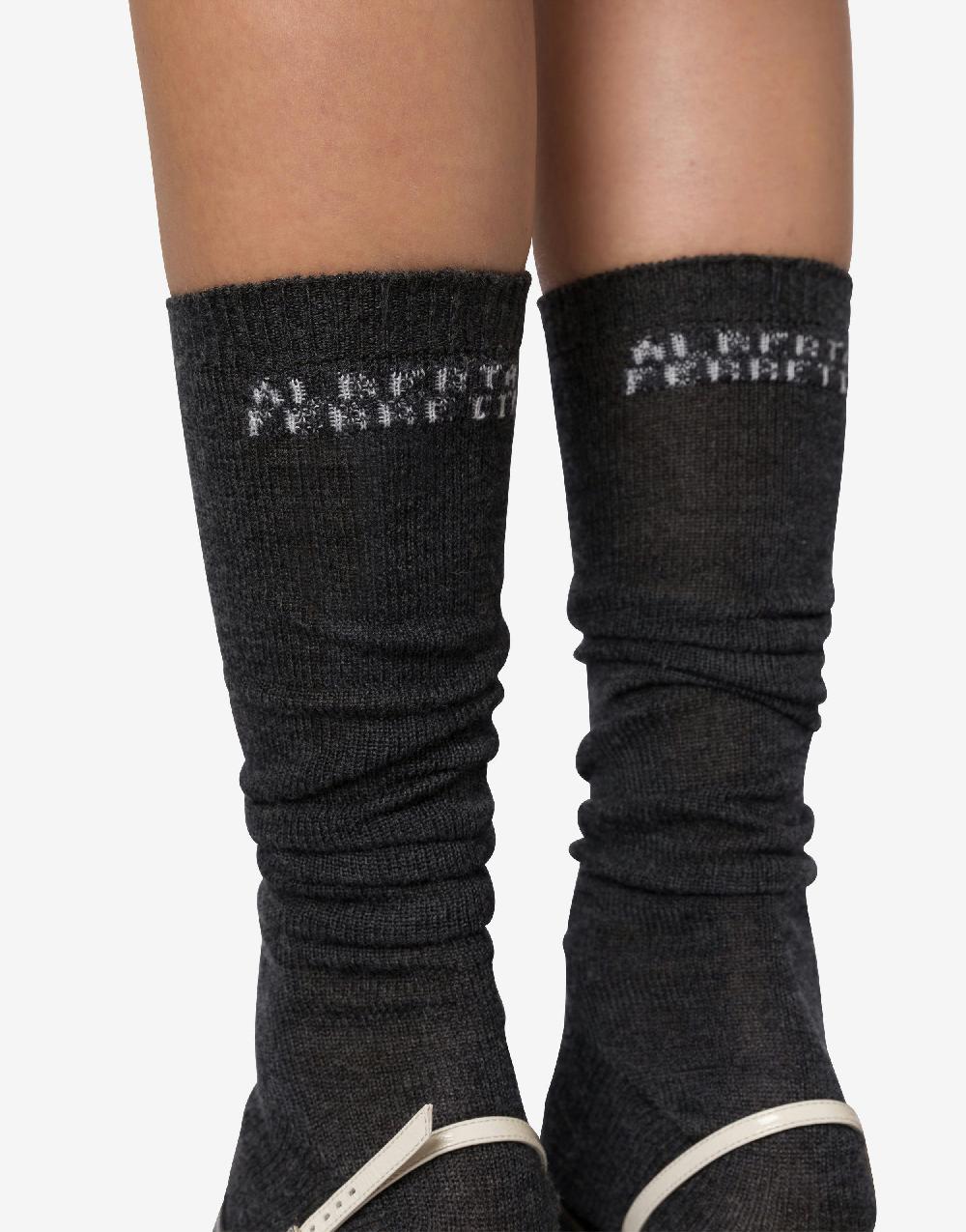 Alberta Ferretti Calze In Lana E Seta