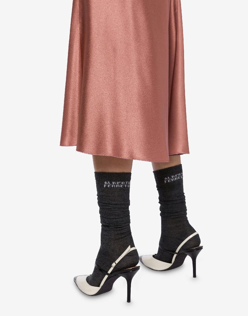 Alberta Ferretti Calze In Lana E Seta