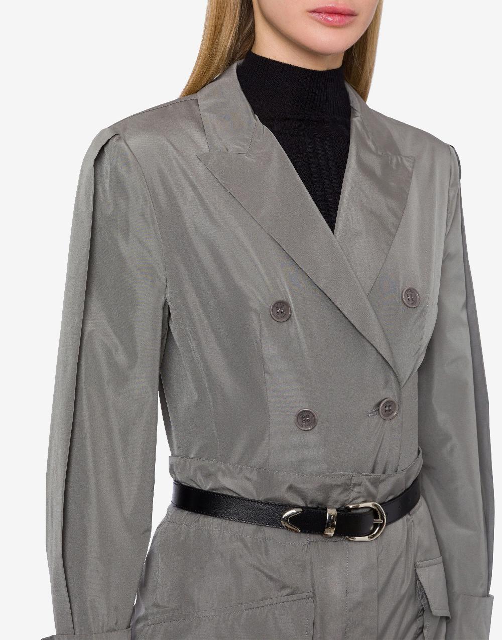 Alberta Ferretti Camicia Doppiopetto In Taffetà