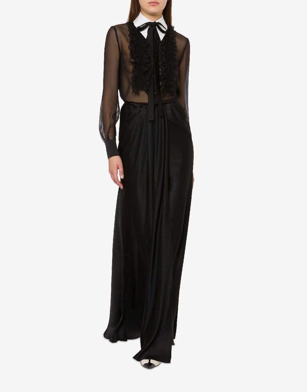 Alberta Ferretti Camicia In Chiffon Organico