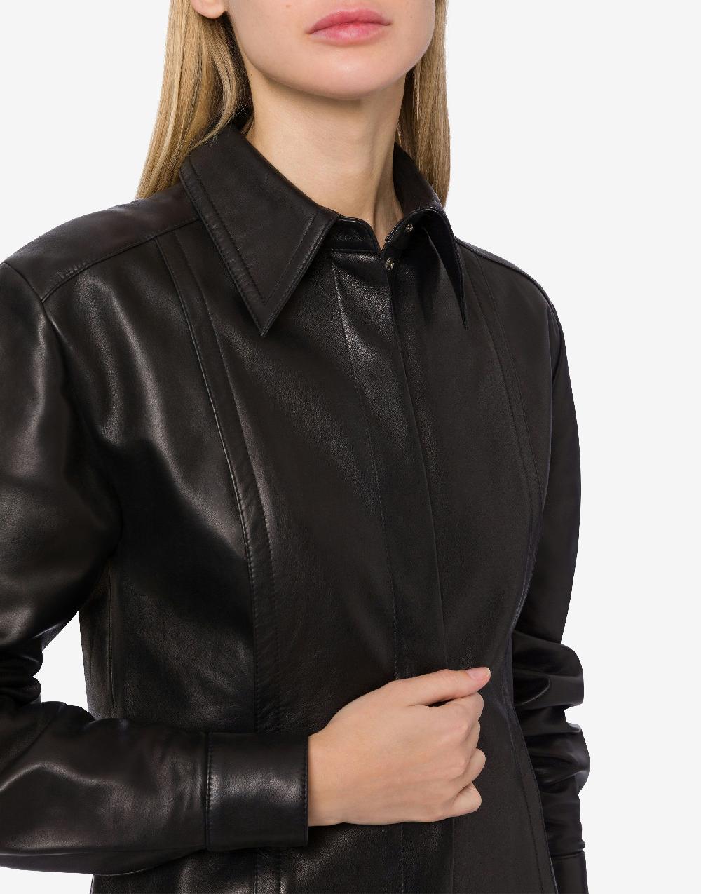 Alberta Ferretti Camicia In Nappa Glossy