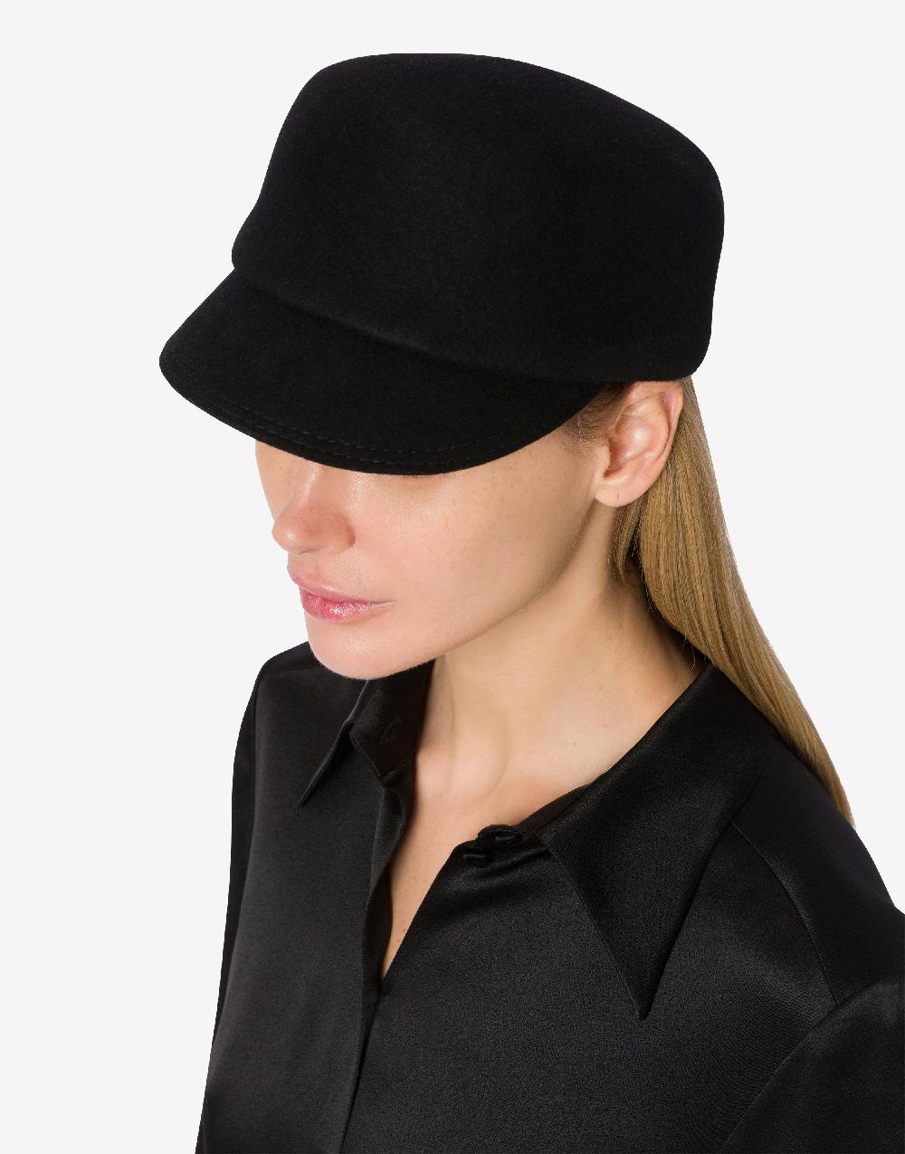 Alberta Ferretti Cappello In Panno Di Lana