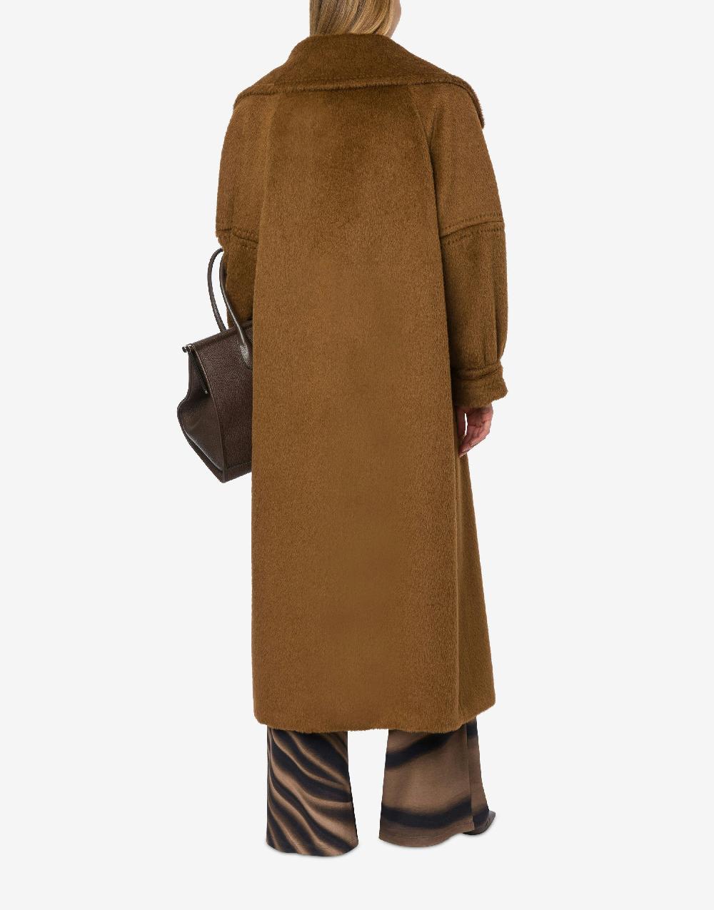 Alberta Ferretti Cappotto In Alpaca Suri