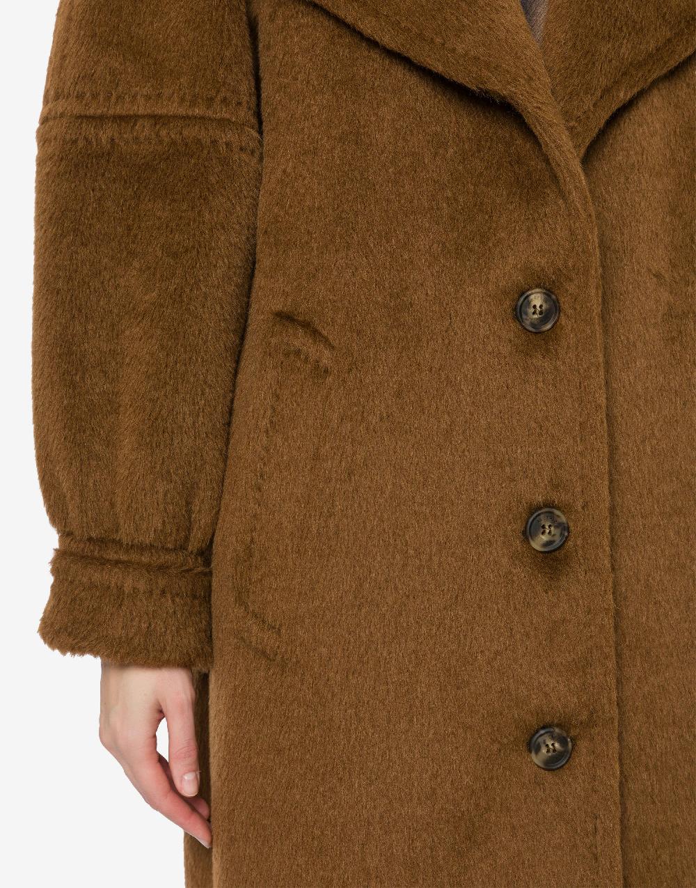 Alberta Ferretti Cappotto In Alpaca Suri