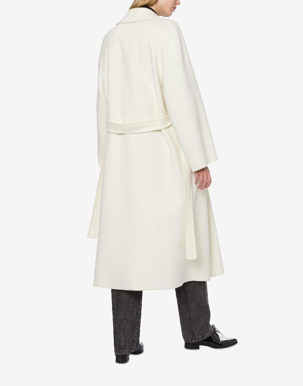Alberta Ferretti Cappotto In Lana Cashmere Double