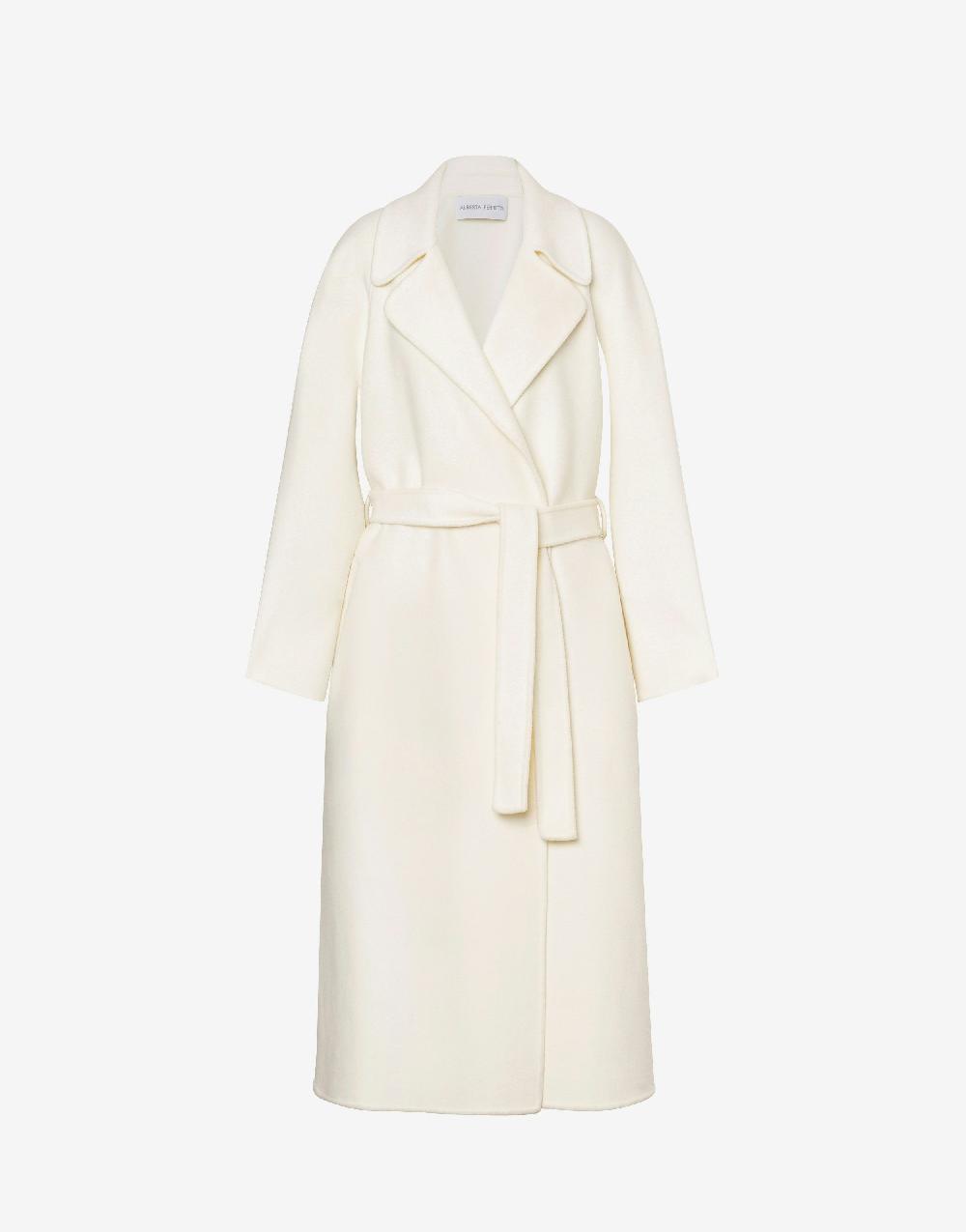 Alberta Ferretti Cappotto in lana cashmere double